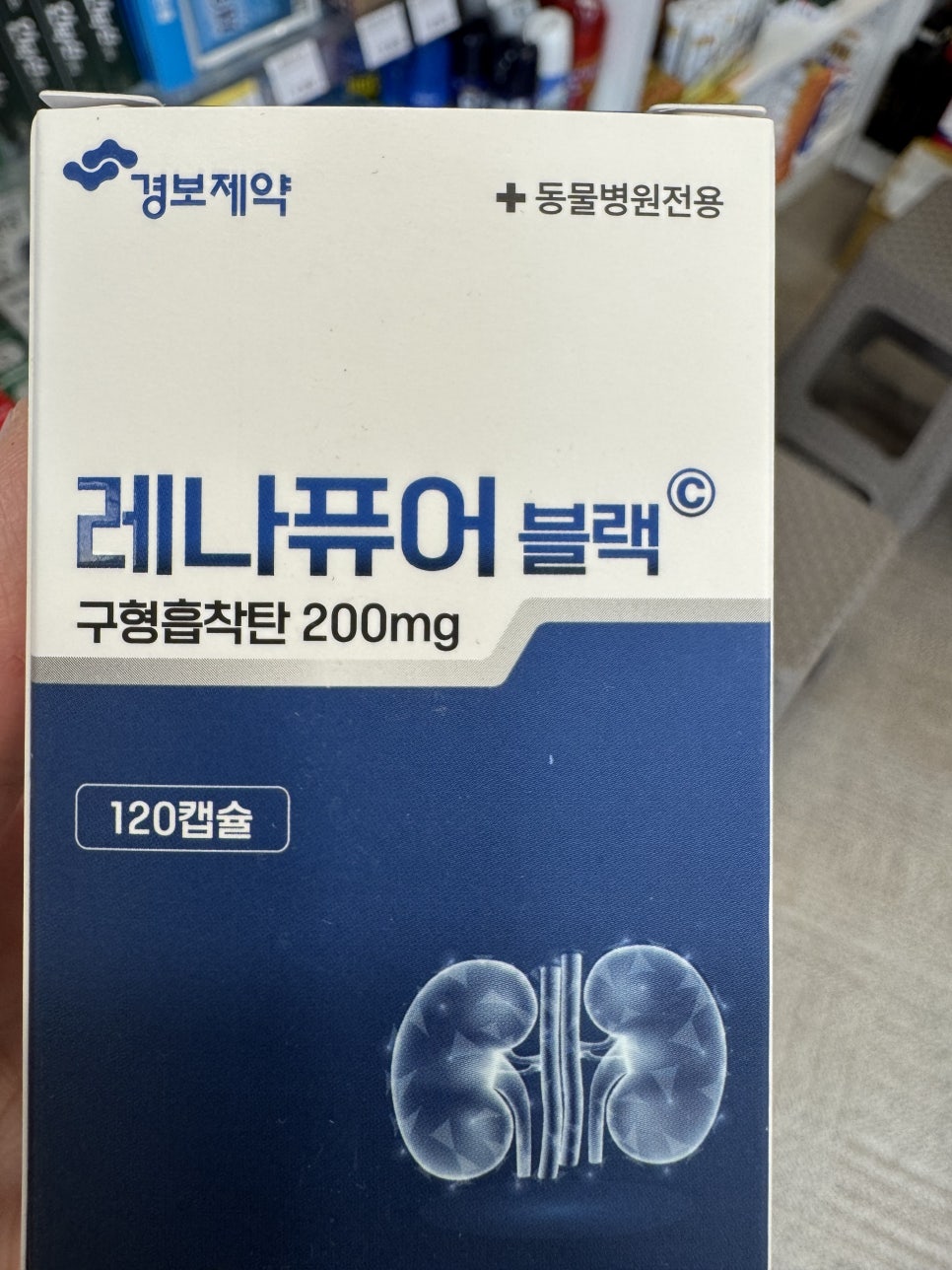 레나퓨어 블랙 — 강아지·고양이 신부전 관리 구형흡착탄